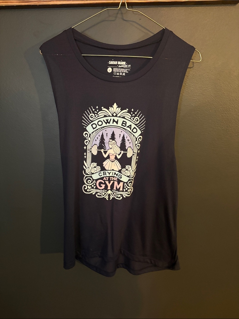Taylor Swift Tank - 'Down Bad Crying at the Gym'